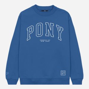 COLLEGIATE EMBROIDERED CREWNECK