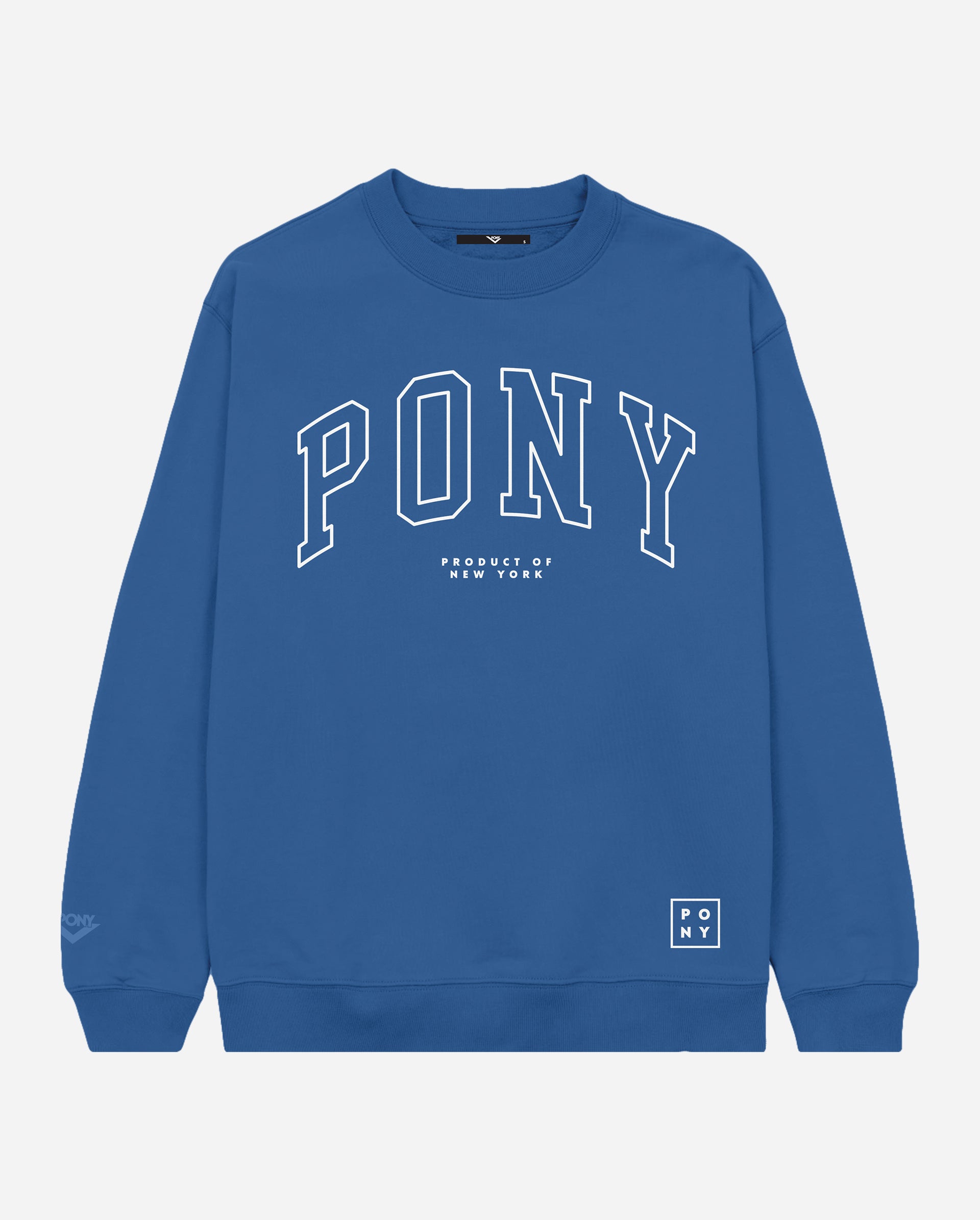 COLLEGIATE EMBROIDERED CREWNECK
