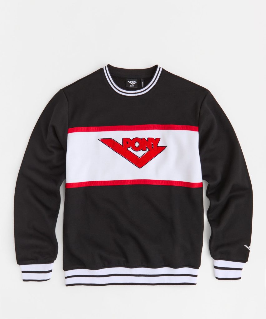 JACQUARD COLLAR CREWNECK