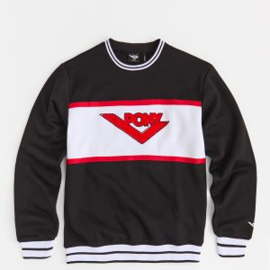 JACQUARD COLLAR CREWNECK