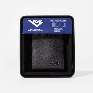 FRIED TRIFOLD BLACK WALLET
